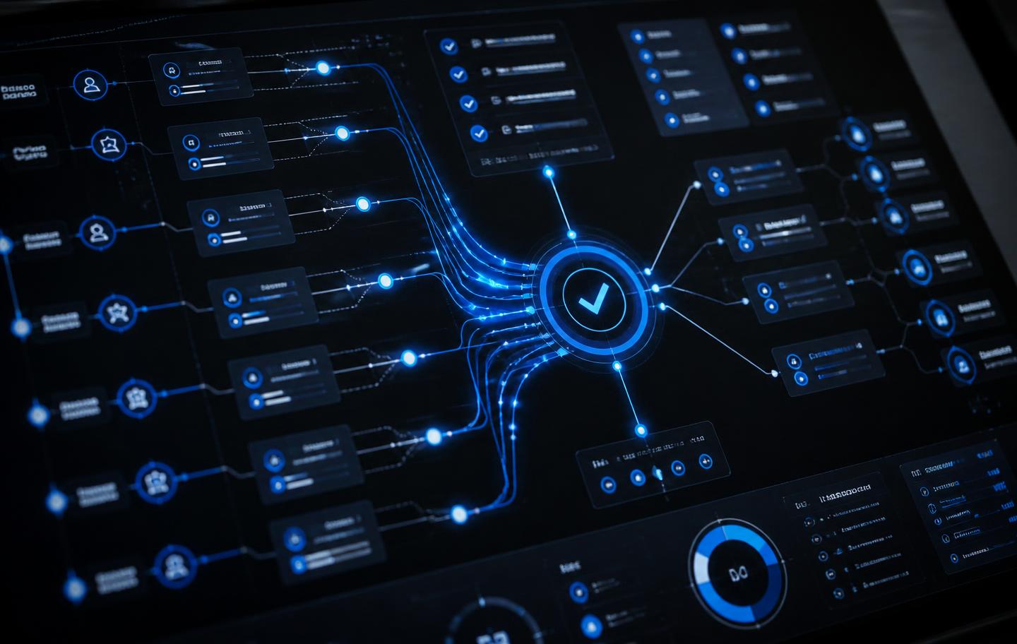 Animated-style stakeholder inputs converging into one aligned product decision
